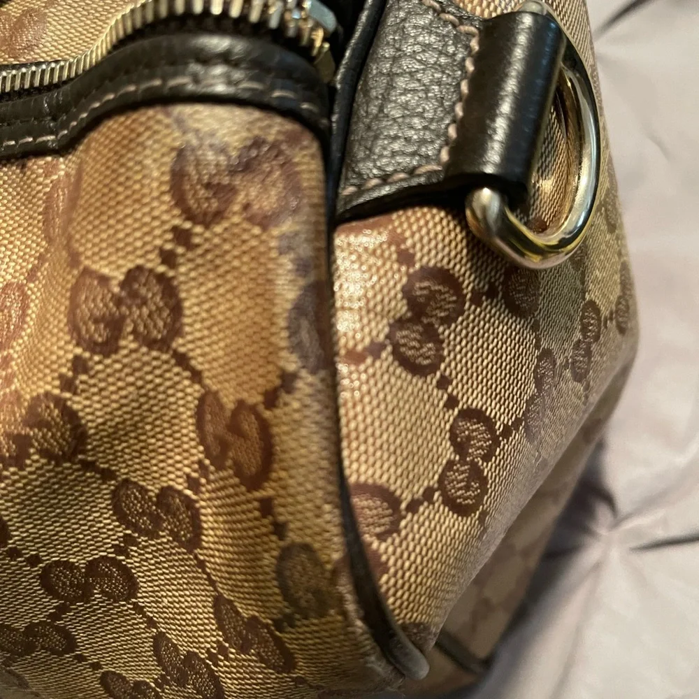 Gucci Crystal Monogram Joy bag with Leather.   I’m used condition - Picture 9 of 11